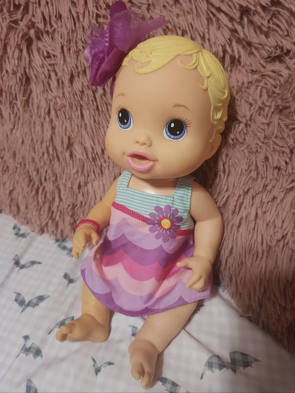 2012 Baby Alive Bitsy Burpsy Doll Original Dress Hasbro